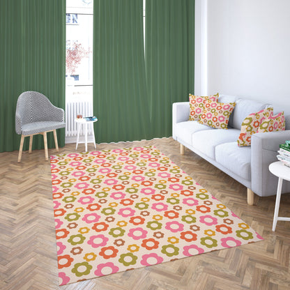 Retro Flower Rug