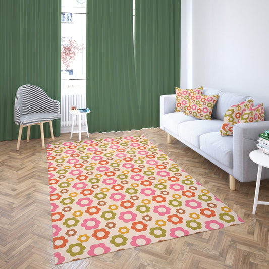 Retro Flower Rug