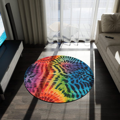 Tie Dye Tiger Rug