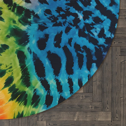 Tie Dye Tiger Rug