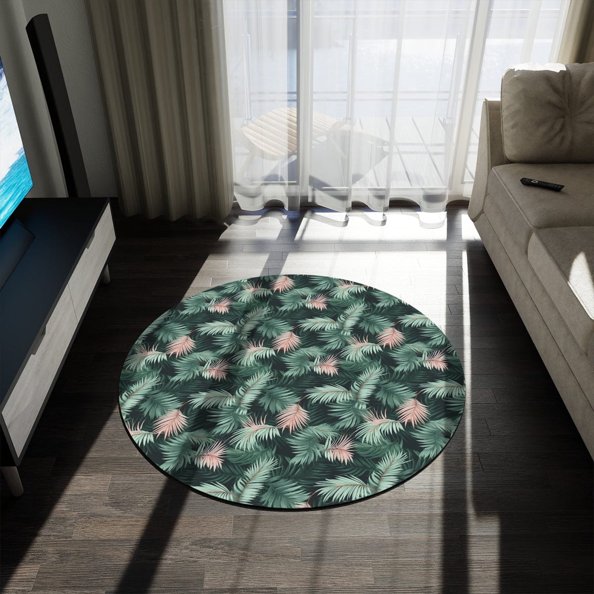 Tropical Floral Rug